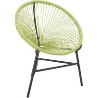 Berkfield Home Garden Acapulco Chair Poly Rattan Green