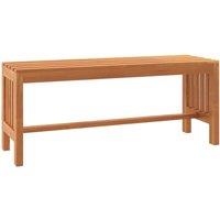 Berkfield Home Garden Bench 110 cm Solid Wood Eucalyptus in Brown