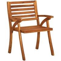 Berkfield Home Garden Chairs 6 pcs Solid Acacia Wood in Brown