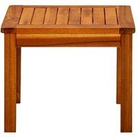 Berkfield Home Garden Coffee Table 45x45x36 cm Solid Acacia Wood in Brown | Size: 45 x 45 x 36 cm