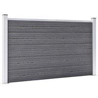 Berkfield Home Garden Fence WPC 526x106 cm Grey
