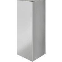 Berkfield Home Garden Planter Triangular 40x34.5x70 cm Galvanized Steel in Silver