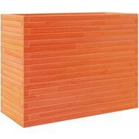 Berkfield Home Garden Planter Wax Brown 90x40x68.5 cm Solid Wood Pine
