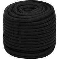 Berkfield Home Work Rope Black 18 mm 100 m Polyester