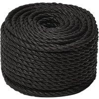 Berkfield Home Work Rope Black 14 mm 100 m Polypropylene