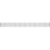 Berkfield Home Wire Mesh Fence with Spike Anchors Green 1.6x25 m