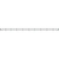 Berkfield Home Wire Mesh Fence with Flange Green 1x25 m