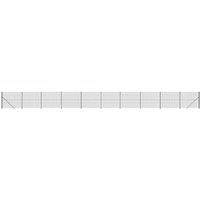 Berkfield Home Wire Mesh Fence with Flange Green 1.4x25 m