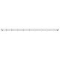 Berkfield Home Wire Mesh Fence with Flange Green 1.1x25 m