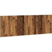 Berkfield Home Wall Headboard Old Wood 240x1.5x80 cm Engineered Wood in Brown