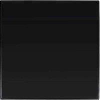 Berkfield Home Table Top Tempered Glass Square 700x700 mm in Black