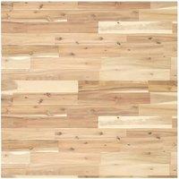 Berkfield Home Table Top Square 80x80x2 cm Solid Wood Acacia in Brown | Size: 80 x 80 x 2 cm