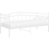 Berkfield Home Sofa Bed Frame White Metal 90x200 cm