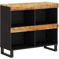 Berkfield Home Side Cabinet 85x33x75 cm Solid Wood Mango in Brown | Size: 85 x 33 x 75 cm