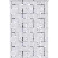 Berkfield Home Shower Roller Blind 160x240 cm Square in White