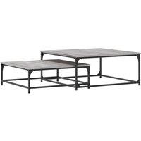 Berkfield Home Nesting Coffee Tables 2 pcs Grey Sonoma Engineered Wood