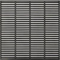 Berkfield Home Louver Fence WPC 180x180 cm Dark Grey