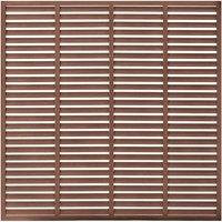 Berkfield Home Louver Fence WPC 180x180 cm Brown