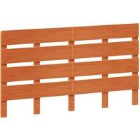 Berkfield Home Headboard Wax Brown 150 cm Solid Wood Pine