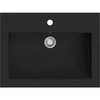 Berkfield Home Granite Basin 600x450x120 mm Black