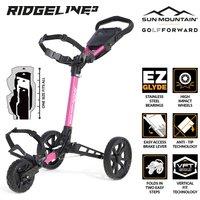 Sun Mountain Ridgeline 3 Cart in Pink