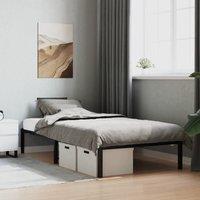 Berkfield Home Metal Bed Frame Black 100x200 cm