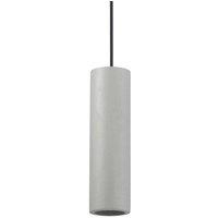 Netlighting Oak 1 Light Slim Ceiling Pendant Light Grey