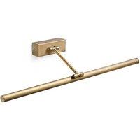 Netlighting Magritte LED Antique Brass Picture Wall Light 12W in Yellow