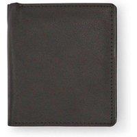 Pavers Men's Dual-Folding Leather Wallet in Black