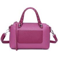 Fontanella Fashion Women's Modella PU Leather Shoulder Hand Bag in Fuchsia