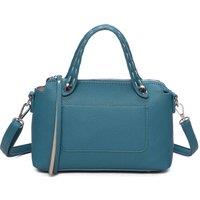 Fontanella Fashion Women's Modella PU Leather Shoulder Hand Bag in Teal