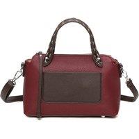 Fontanella Fashion Women's Modella PU Leather Shoulder Hand Bag in Wine