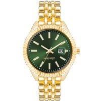 Nine West Women's NW-2660GNGB 34mm Quartz Watch in Gold