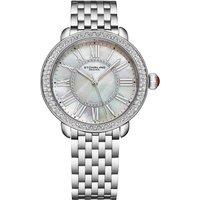 STHRLING Original Women's Regalia 4074 40mm Quartz Watch - MOP Dial, Stainless Steel Bracelet in Silver