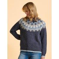 Brakeburn Women's Windswept Jumper in Navy | Size: 14
