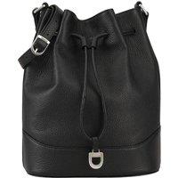 Dents Women's Somerset Leather Cross Body Bag in Black