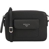 Dents Women's Ayfair Leather Cross Body Bag in Black