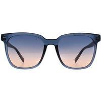 CALVIN KLEIN Women's Square Crystal Navy Blue Peach Gradient CK20519S