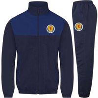 Scottish FA Men's Adults Jacket & Pants Tracksuit Set in Navy | Size: 3XL