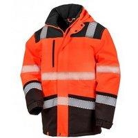 Result Men's Safe-Guard Safety Soft Shell Jacket in Burnt Orange | Size: Large