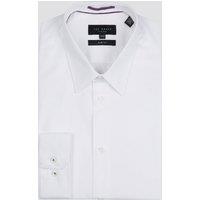 Ted Baker Men's White Satin Stripe Shirt