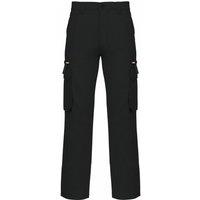 Kariban Men's Heavy Canvas Trousers in Black | Size: 2XL