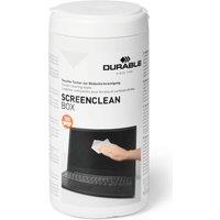 Durable Screenclean Streak-Free Screen Cleaning Wipes - Tub of 100 in White | Size: 1 Pack