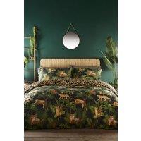 Portfolio Home Jungle Cats Duvet Cover Set | Size: Double
