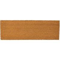 Nicola Spring Coir Door Mat - 120 x 40cm in Brown | Size: 40 cm x 120 cm