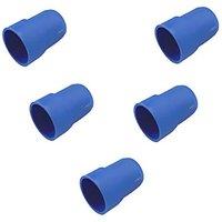 McAlpine Washing Machine Blank Plug Outlet Hose Nozzle Plug Spigot Cap (Pack of 5) in Blue