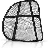 Neel Blue Back Rest, Car Seatback & Chairback Support in Black