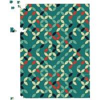 Warren Reed - Designer Geometric Pattern Design Jigsaw Puzzle in Green | Size: 500 Piece