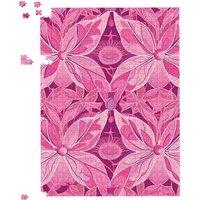 Warren Reed - Designer Pink Abstract Floral Design Jigsaw Puzzle | Size: 1000 Pieces
