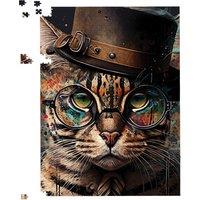 Warren Reed - Designer Bengal Cat With Glasses Jigsaw Puzzle | Size: 500 Piece